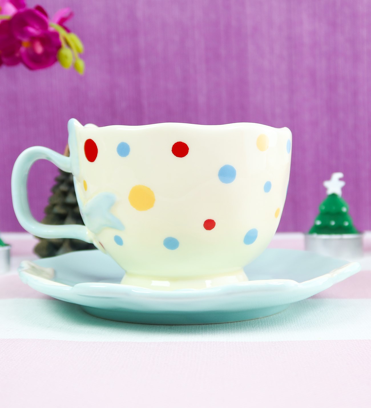 Kurdele Desenli Kahve Kupası BM-2329giftmodaBM-2329