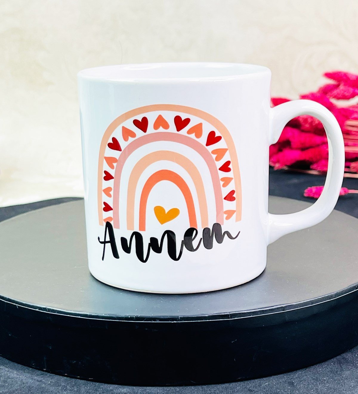 Gökkuşağı Annem Tasarımlı Kupa BardakgiftmodaGmkp100553