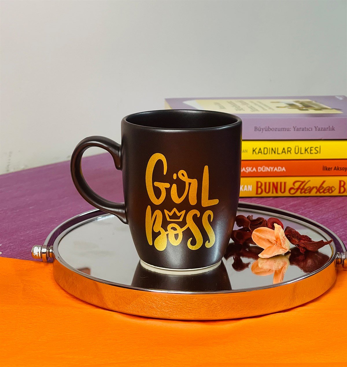 Girl Boss Tasarımlı 9 Cm Kupa BardakgiftmodaGmkp100223