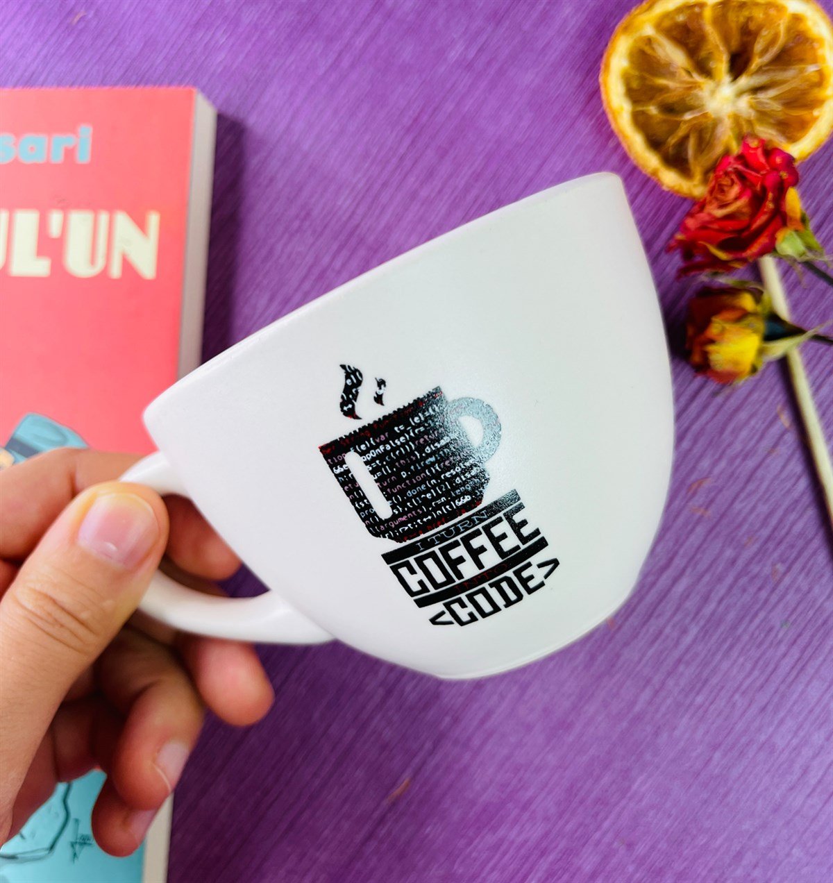 Coffe Code Tasarımlı 6 Cm Kupa BardakgiftmodaGmkp100268
