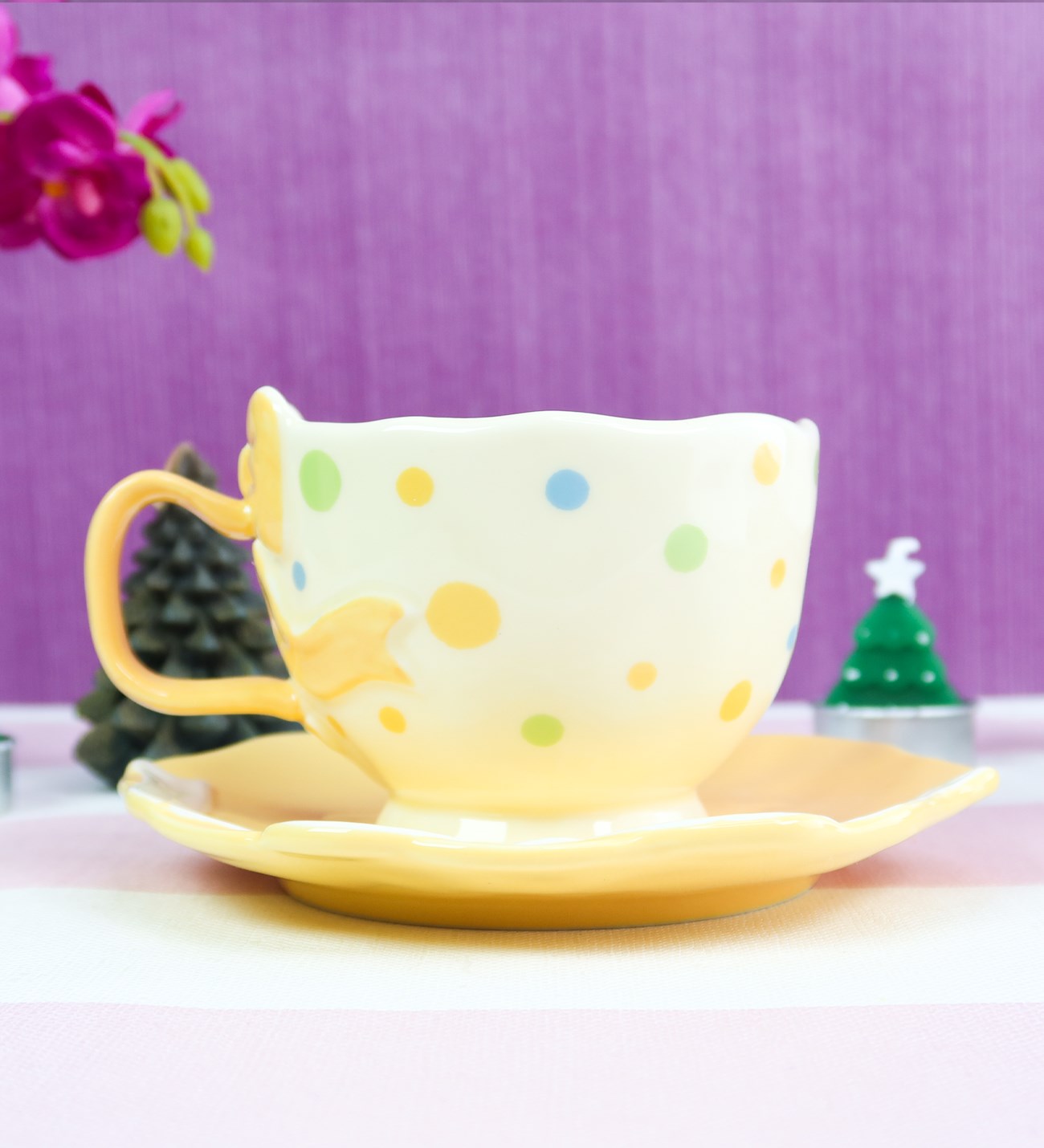 Kurdele Desenli Kahve Kupası BM-2329giftmodaBM-2329