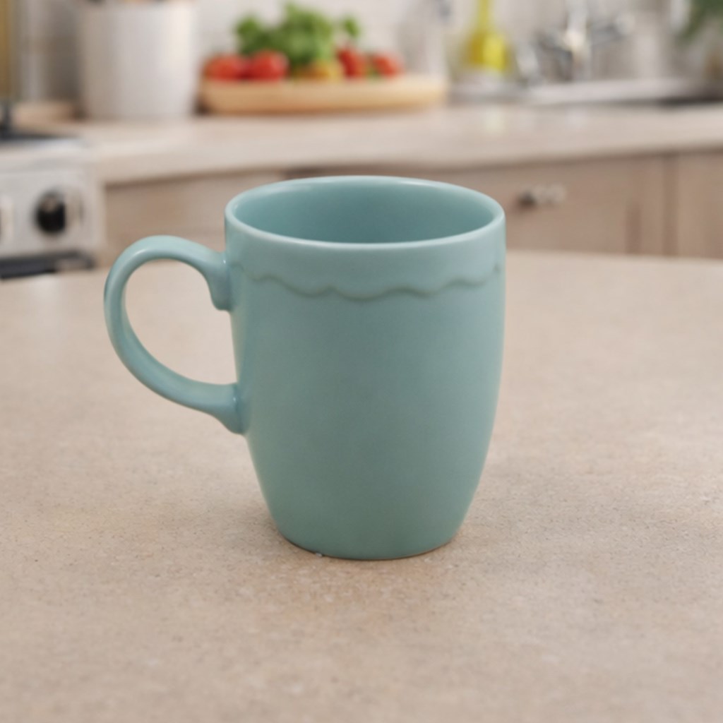 Minimal Dalga Detaylı Seramik Kahve Kupası (BMK-0023)giftmodaBMK-0023