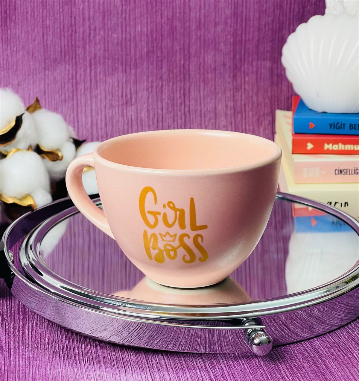 Girl Boss Tasarımlı 6 Cm Kupa BardakgiftmodaGmkp100250