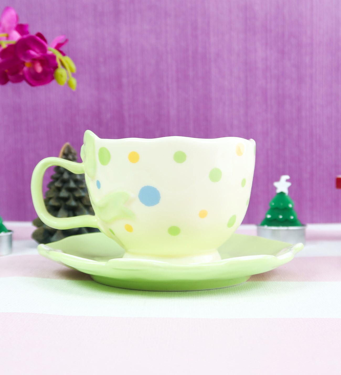 Kurdele Desenli Kahve Kupası BM-2329giftmodaBM-2329