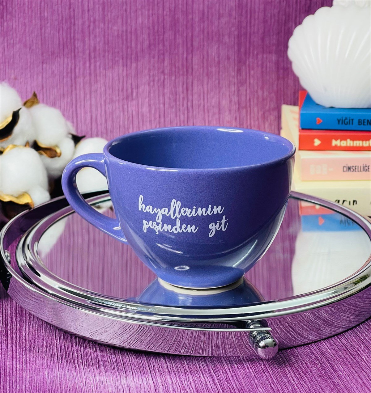 Hayallerinin Peşinden Git Tasarımlı 6 Cm Kupa BardakgiftmodaGmkp100256