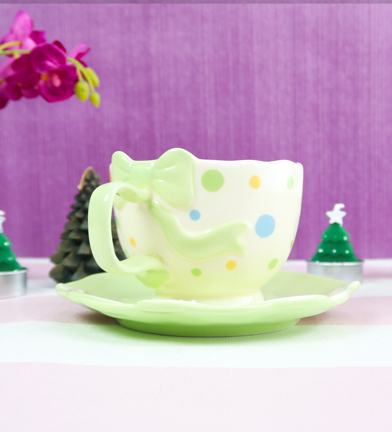 Kurdele Desenli Kahve Kupası BM-2329giftmodaBM-2329