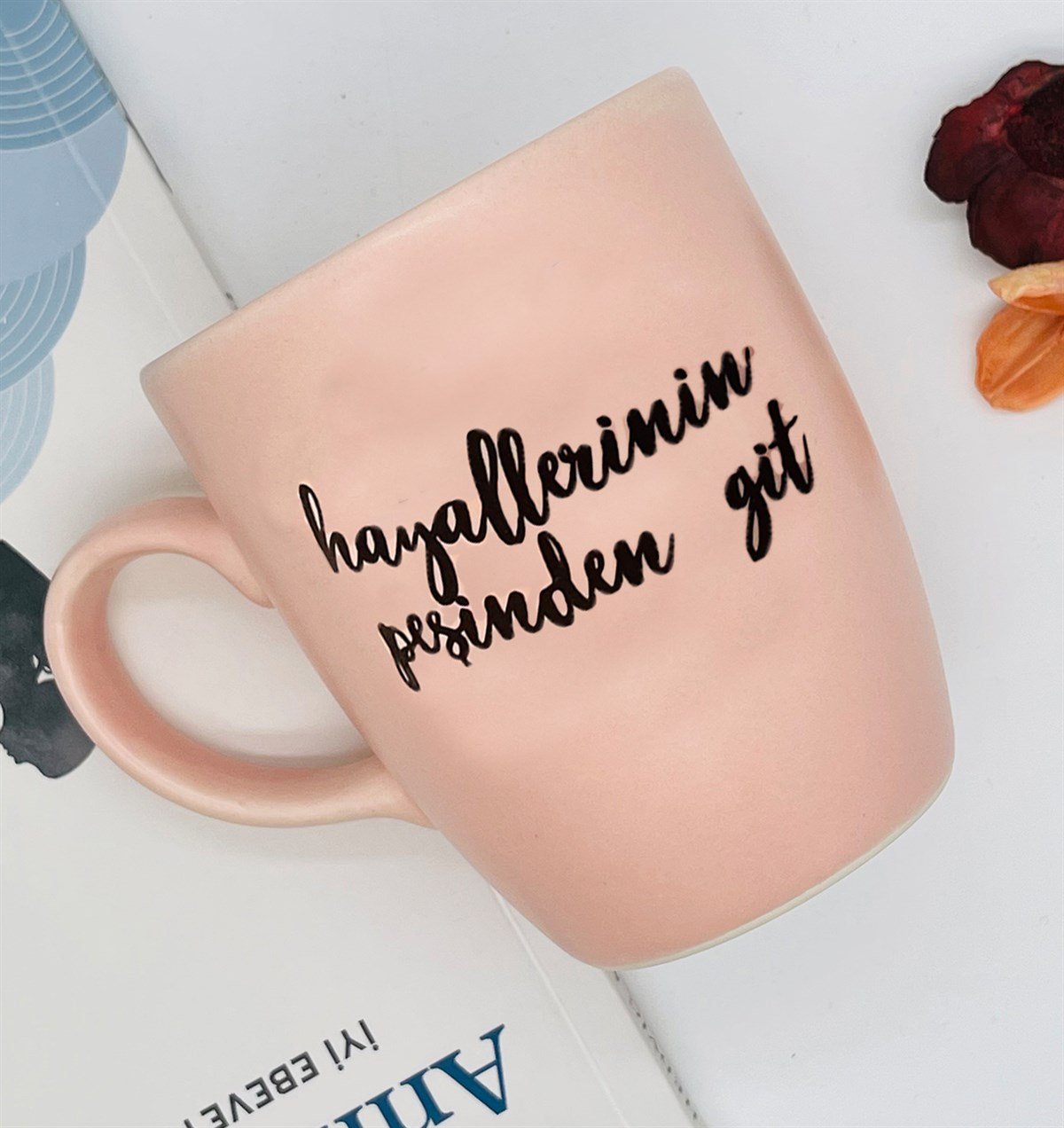 Hayallerinin Peşinden Git Tasarımlı 9 Cm Kupa BardakgiftmodaGmkp100226