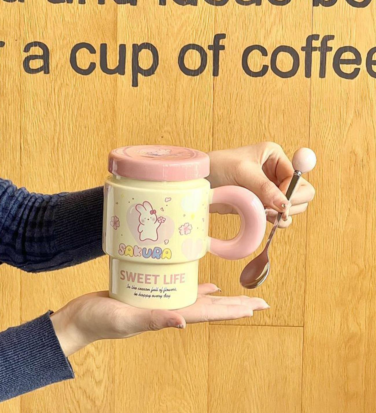 Mutlu Günler Temalı Seramik KupagiftmodaBM-1988