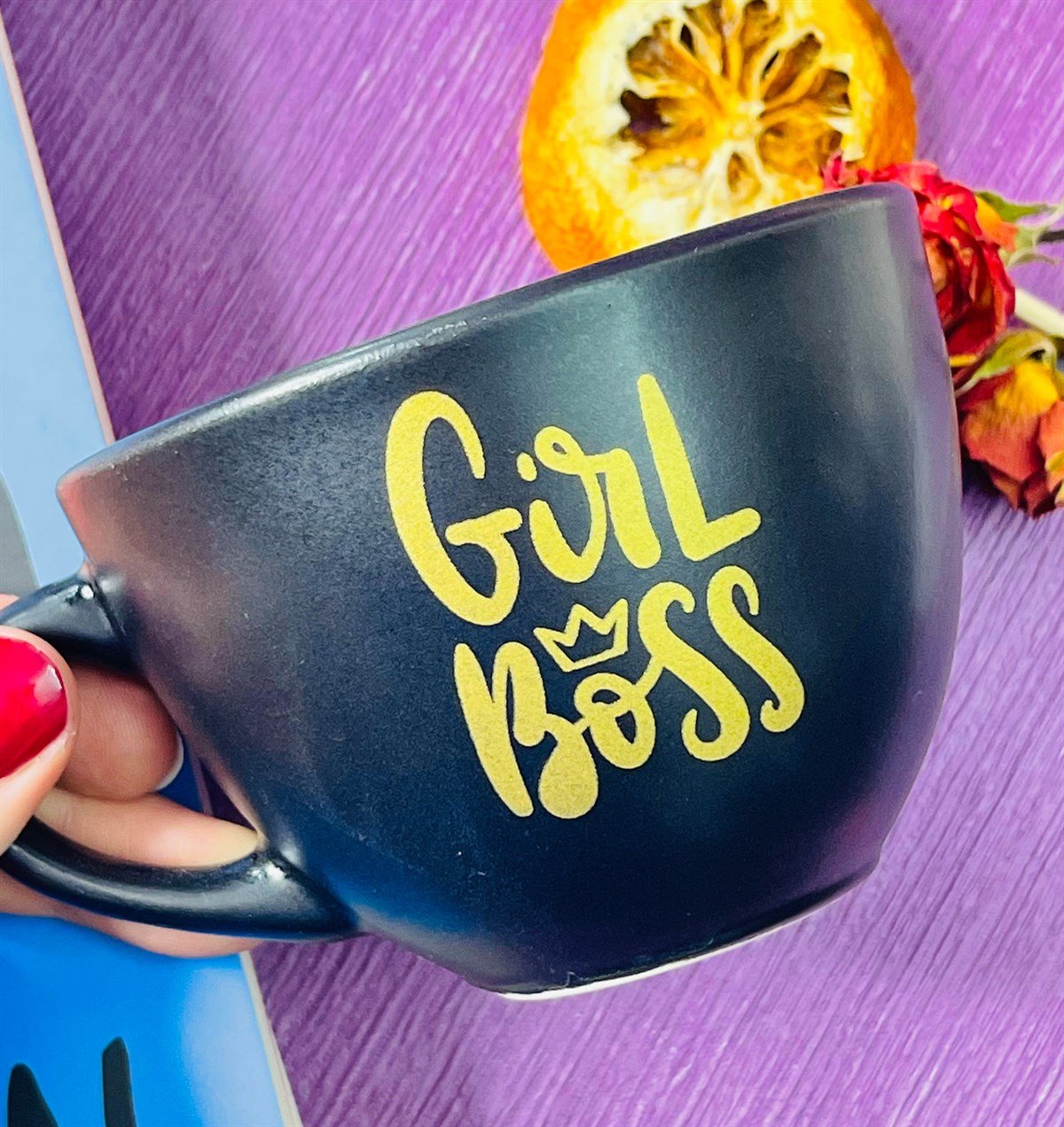 Girl Boss Tasarımlı 6 Cm Kupa BardakgiftmodaGmkp100250