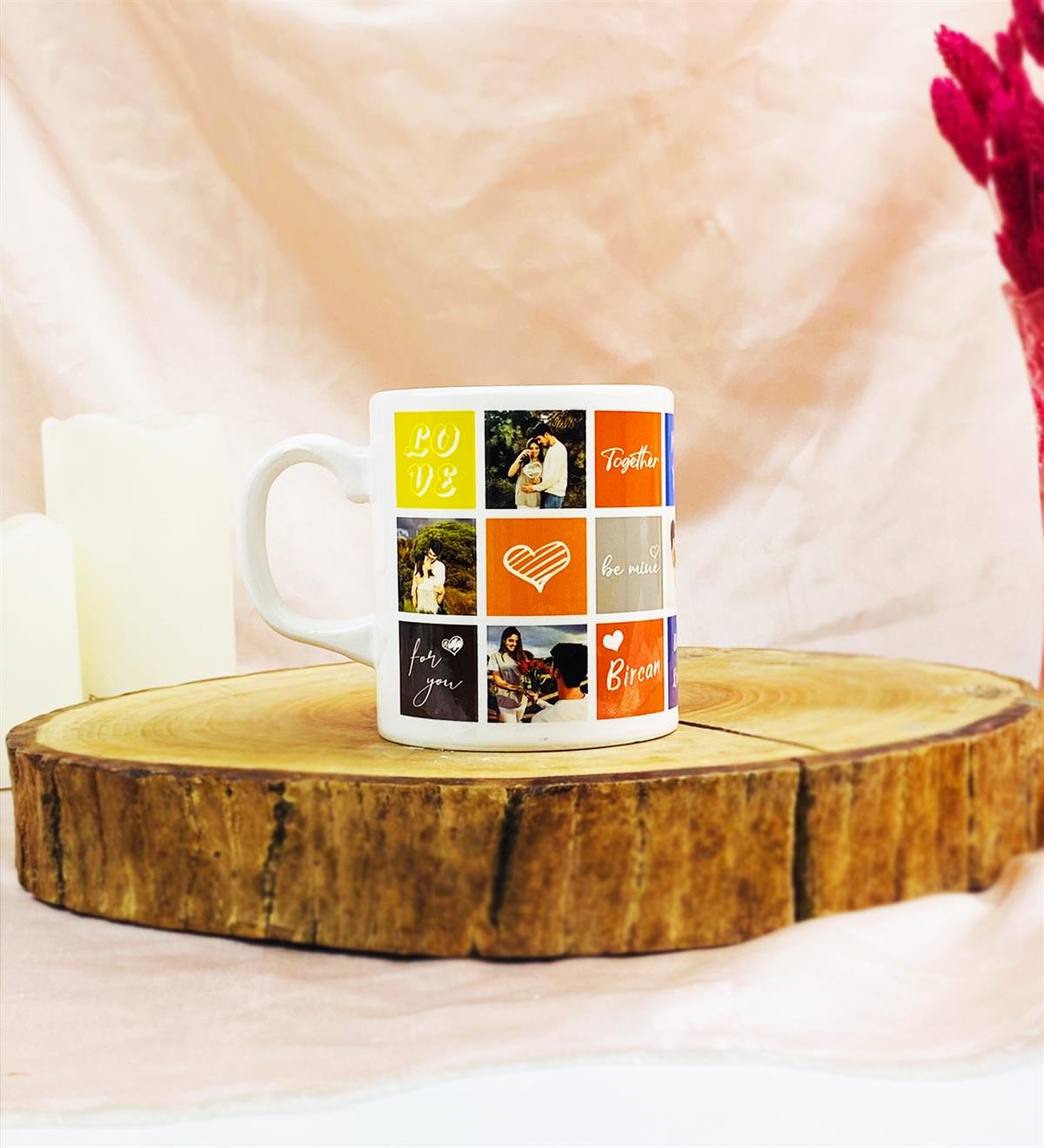 Kişiye Özel Fotoğraflı Ve İsimli Love Kupa BardakgiftmodaGmkp100611