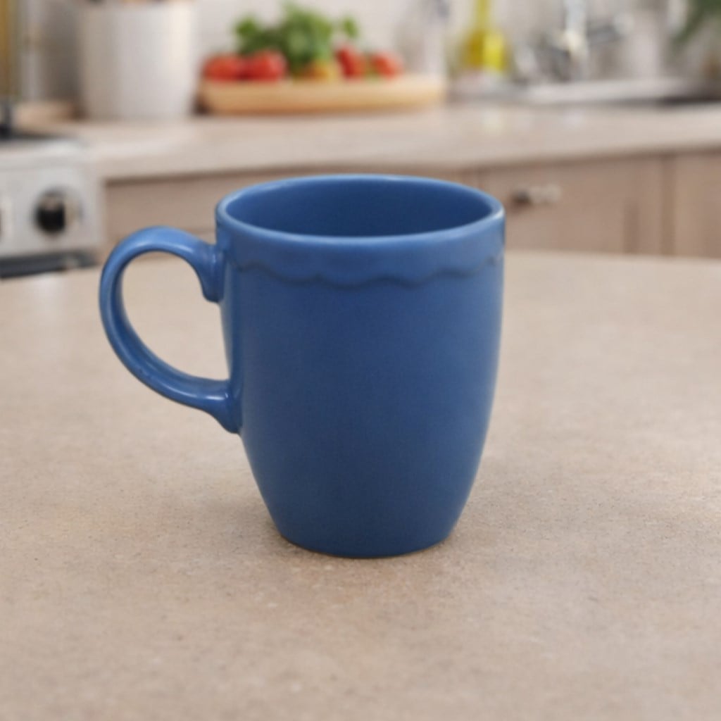 Minimal Dalga Detaylı Seramik Kahve Kupası (BMK-0023)giftmodaBMK-0023
