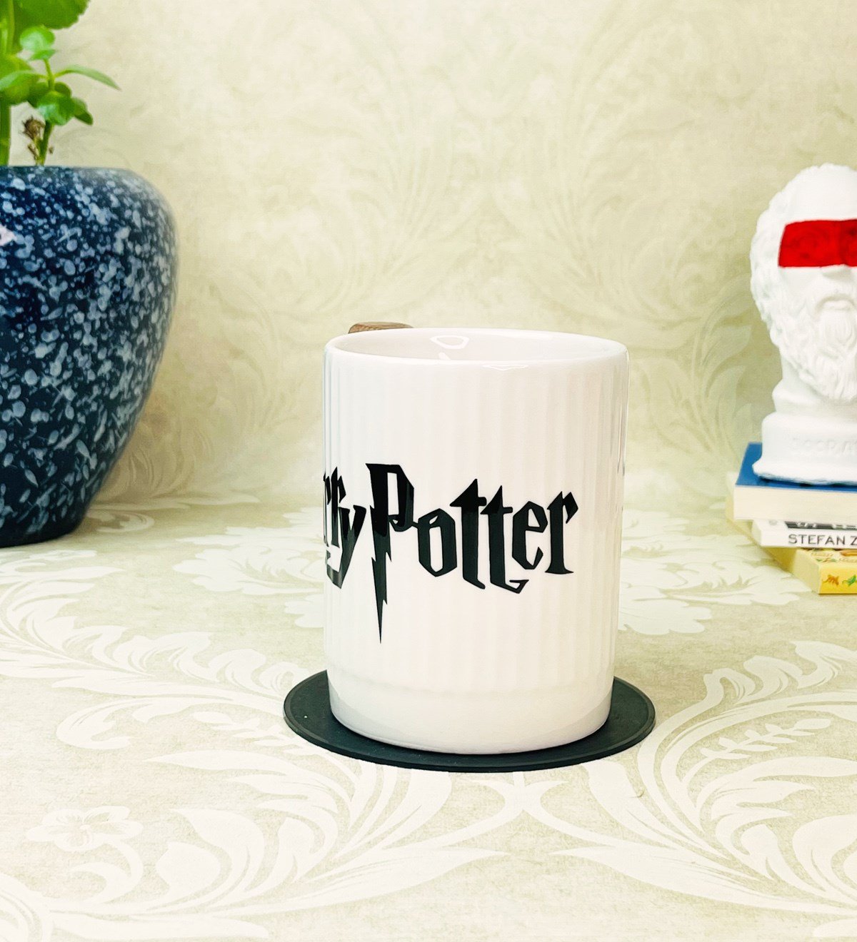 Ahşap Kulplu Harry Potter Tasarımlı Seramik KupagiftmodaGmkp100318