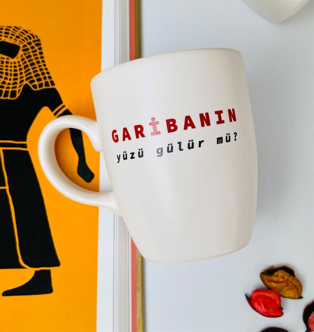 Garibanın Yüzü Gülür Mü? Tasarımlı 9 Cm Kupa BardakgiftmodaGmkp100303