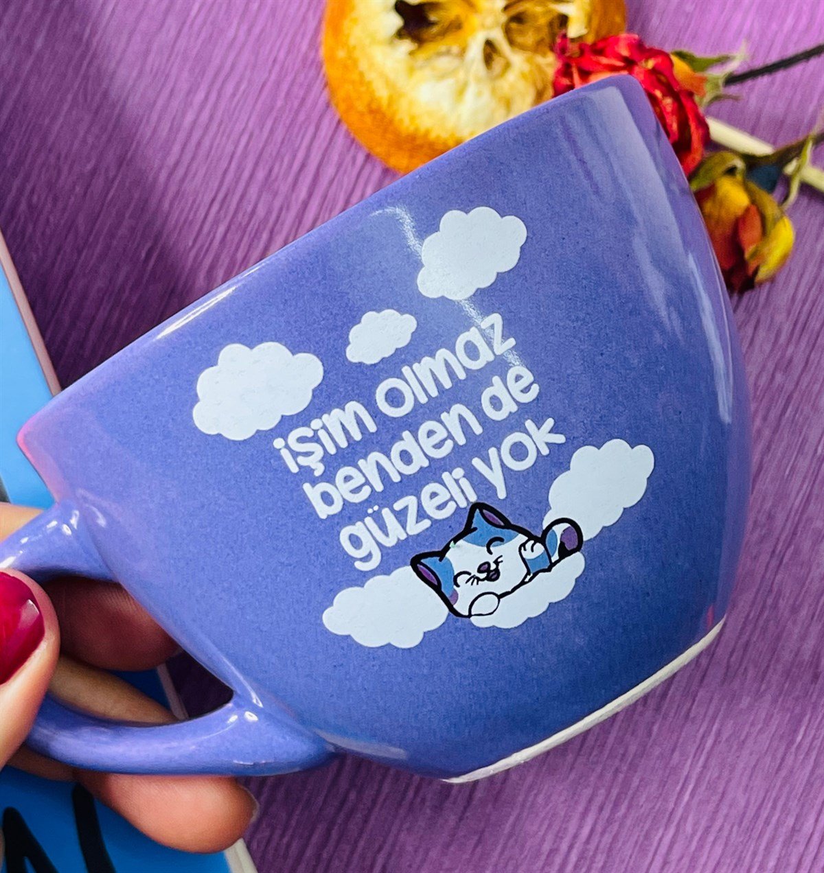 İşim Olmaz Benden De Güzeli Yok Tasarımlı 6 Cm Kupa BardakgiftmodaGmkp100261