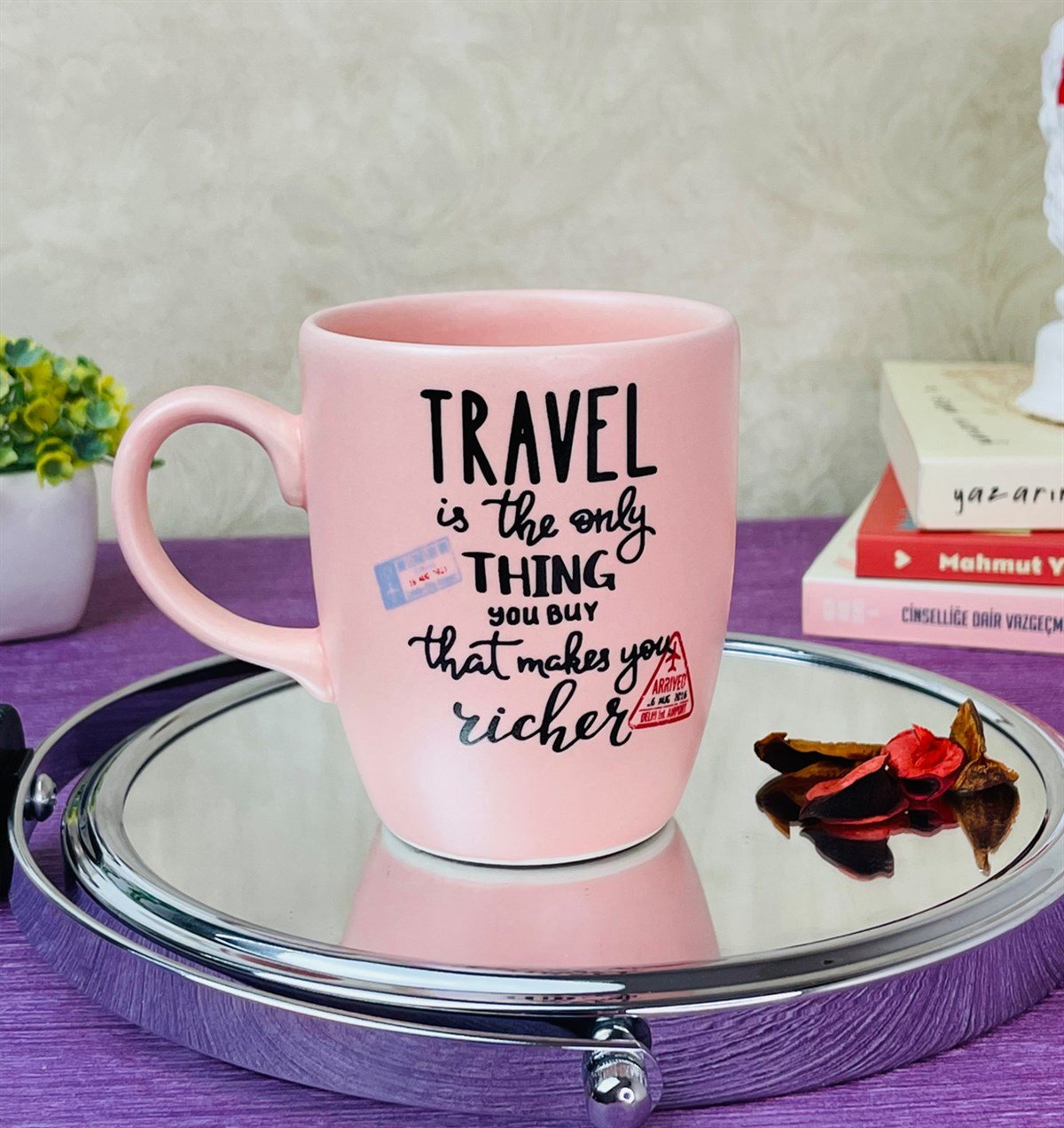 Travel Tasarımlı 9 Cm Kupa BardakgiftmodaGmkp100315