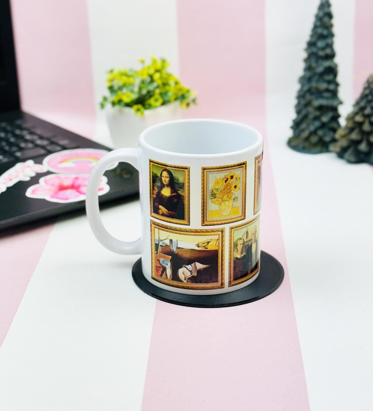 Art Tablo Tasarımlı Kupa BardakgiftmodaGmkp100638