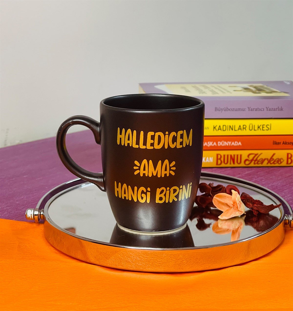 Halledicem Ama Hangi Birini Tasarımlı 9 Cm Kupa BardakgiftmodaGmkp100225