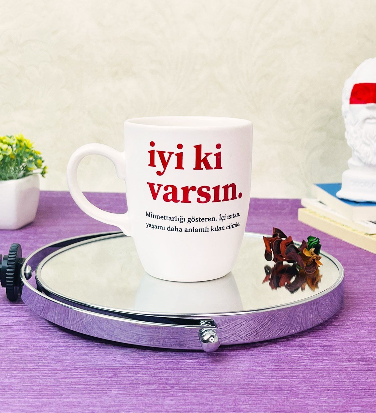 İyi Ki Varsın Tasarımlı 9 Cm Kupa BardakgiftmodaGmkp100331