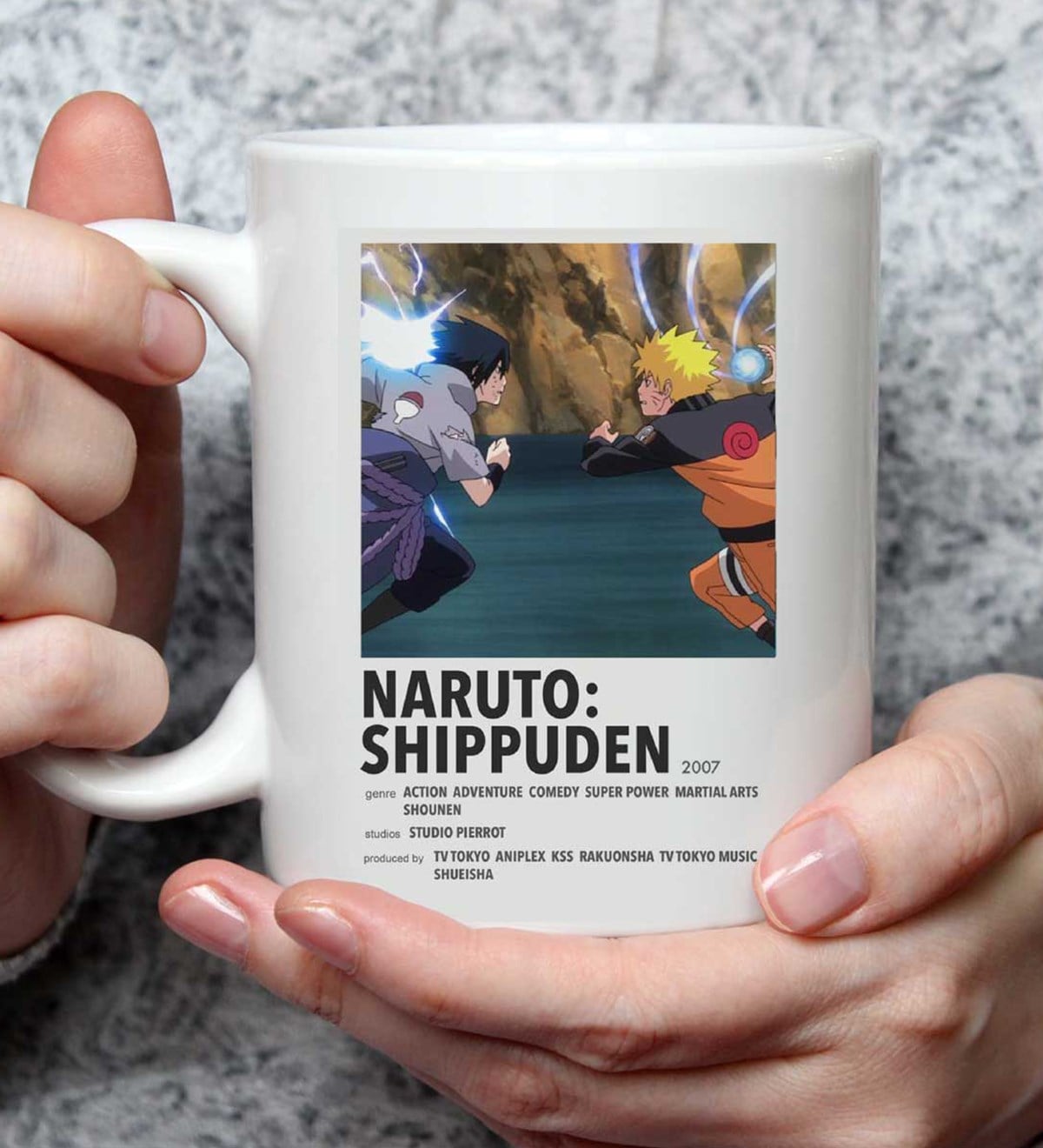 Naruto Shippuden Tasarımlı Kupa BardakgiftmodaGmkp100543