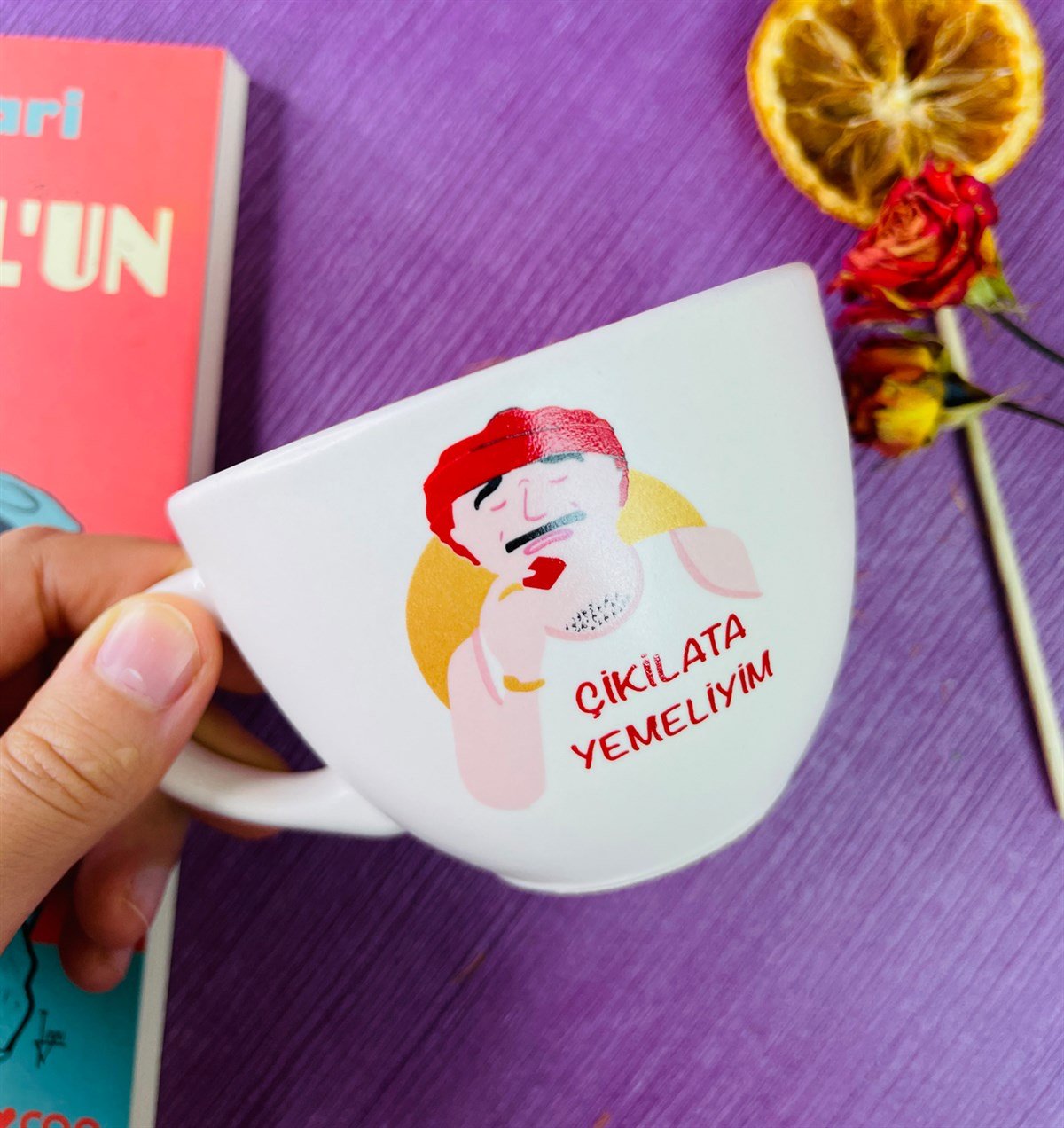 Çikilata Yemeliyim Tasarımlı 6 Cm Kupa BardakgiftmodaGmkp100270