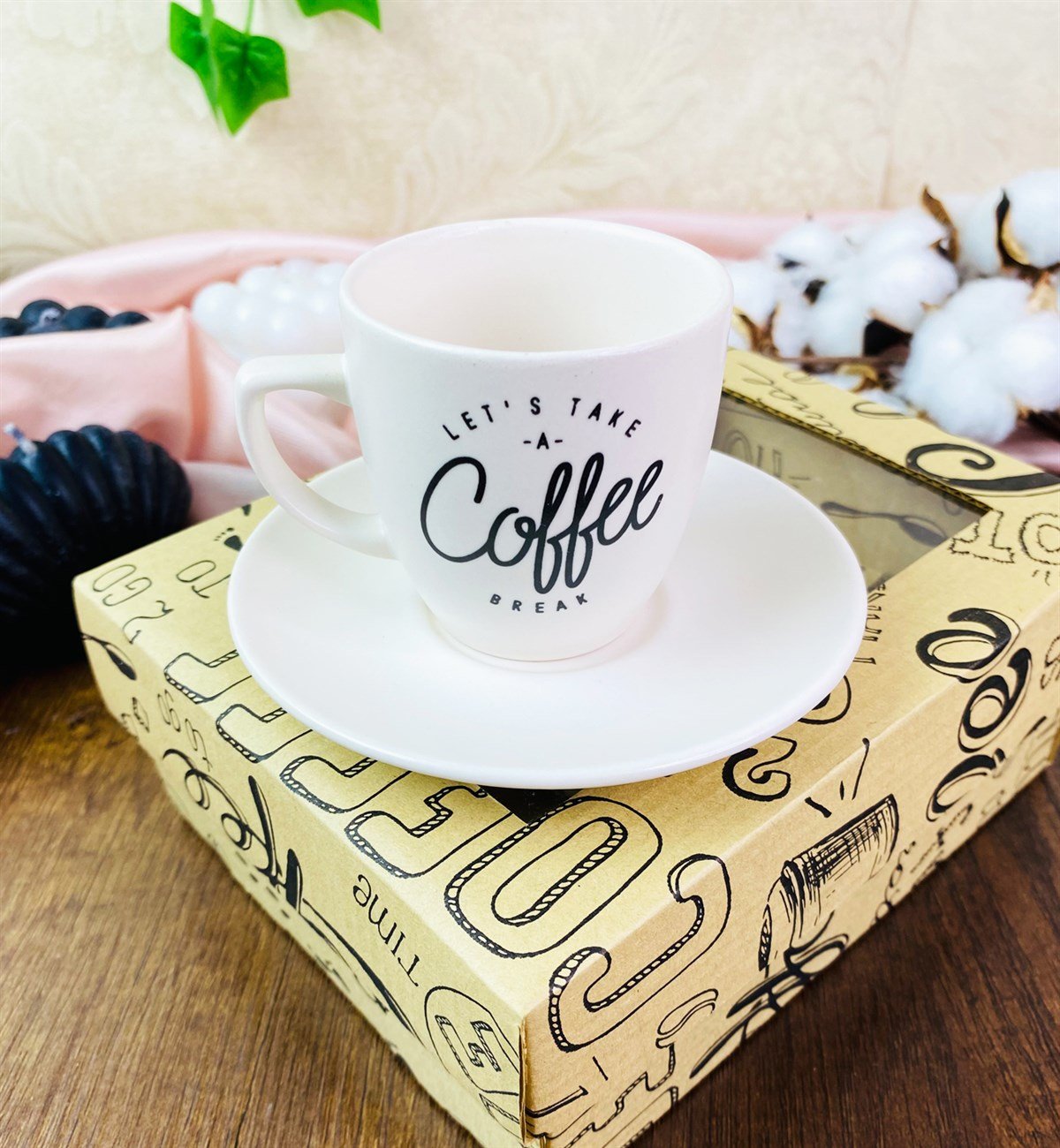Özel Kutulu Coffe İs Always A Good Türk Kahvesi FincanıgiftmodaGmkp100426