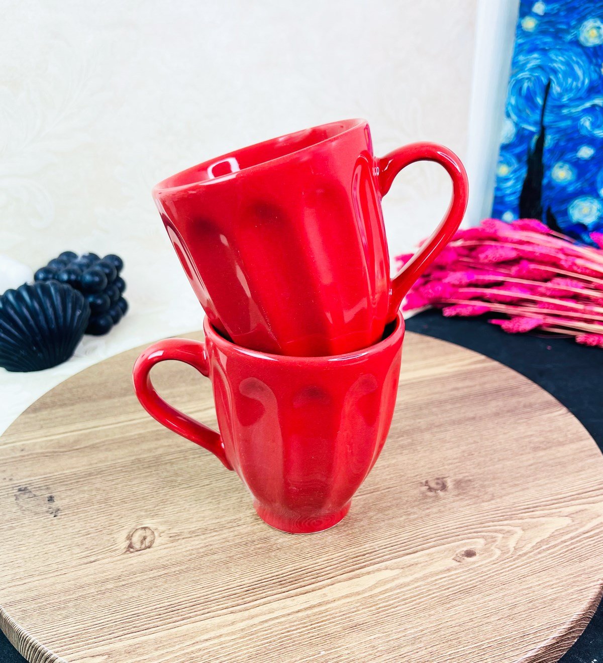 2'li Renkli Badem Kupa 250 MlgiftmodaGmkp100568