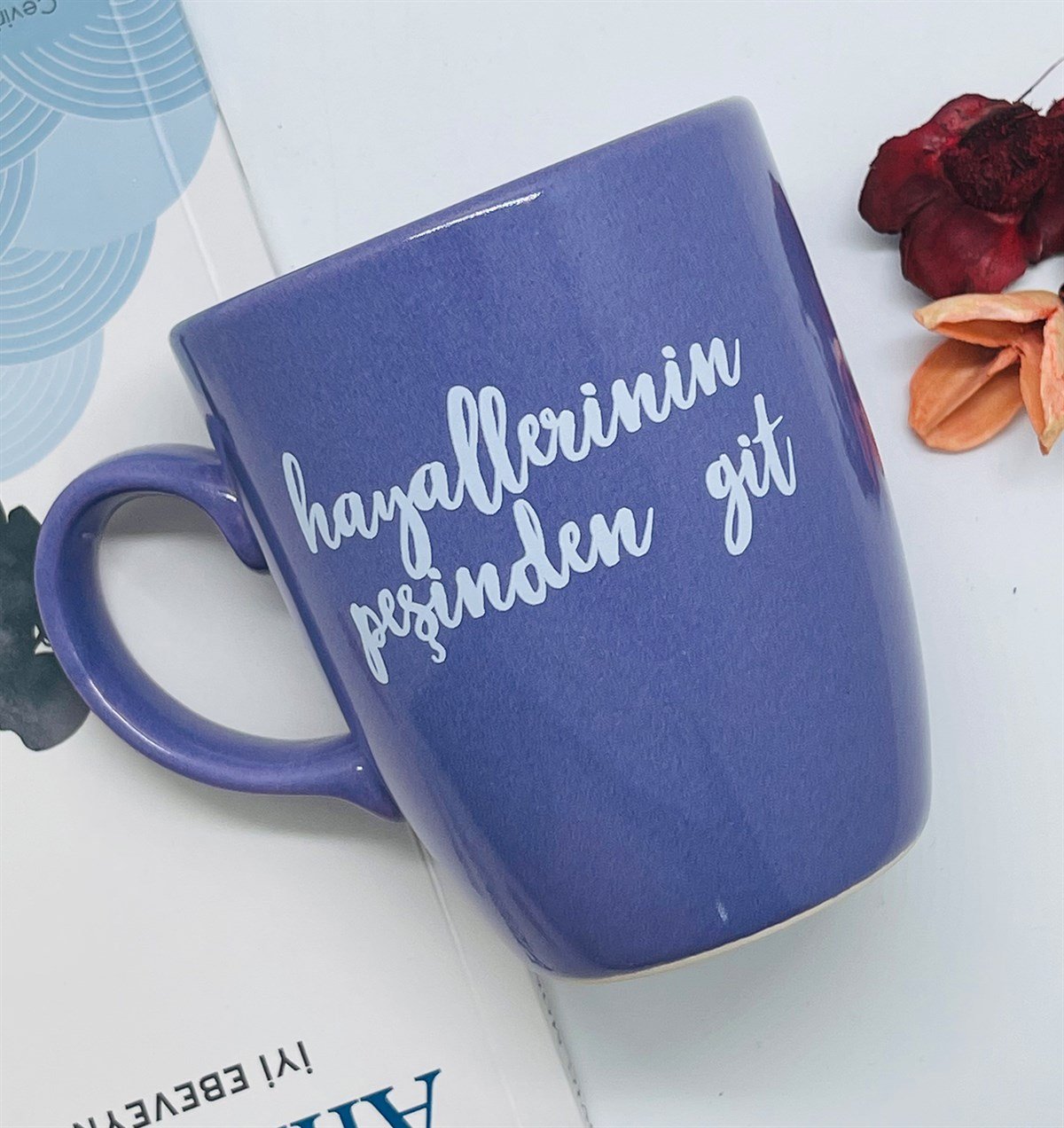Hayallerinin Peşinden Git Tasarımlı 9 Cm Kupa BardakgiftmodaGmkp100226