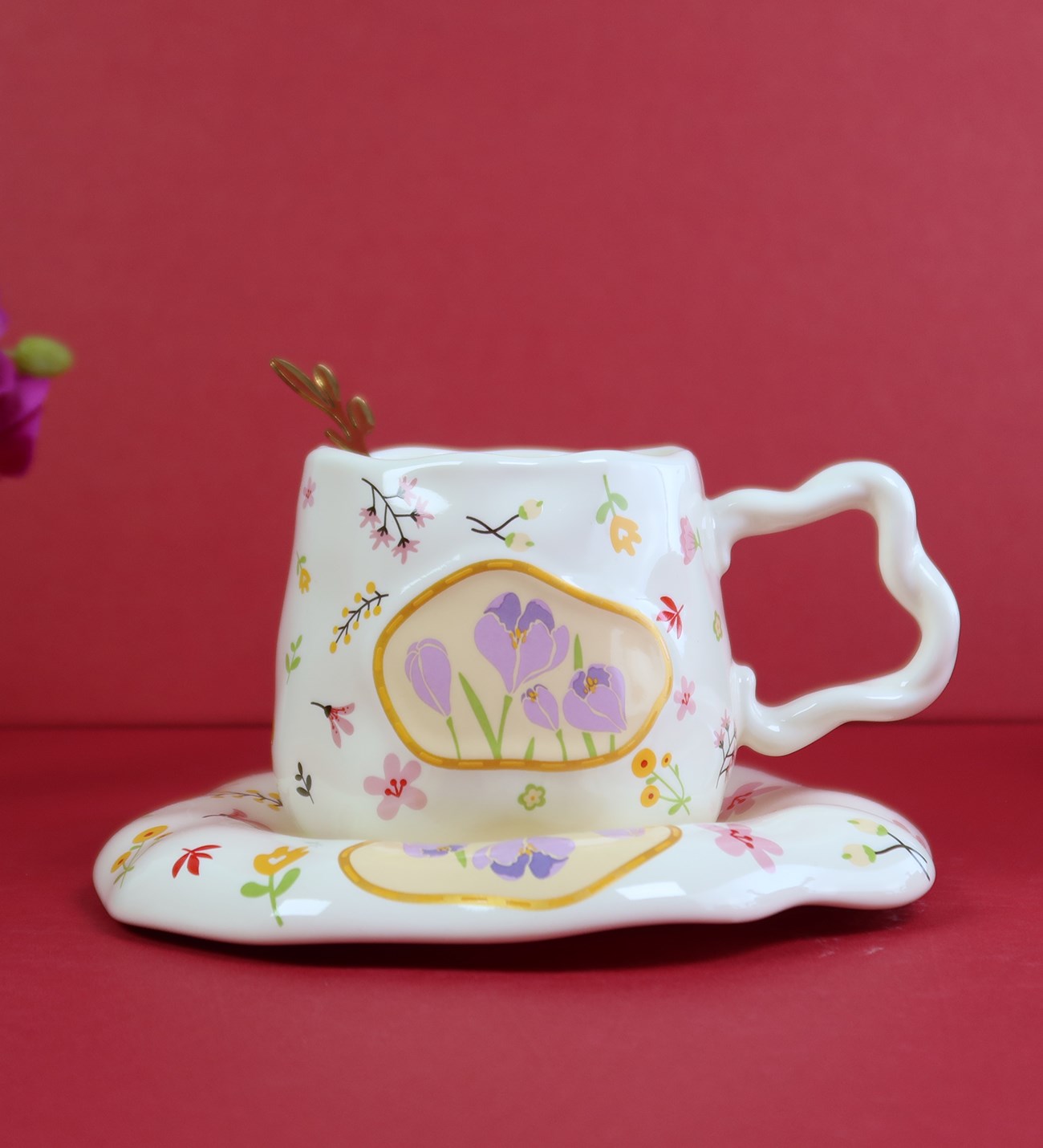 Çiçek Bahçesi Fincan Seti BM-2366giftmodaBM-2366