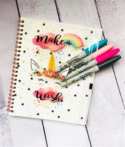 Make A Wish Çanta Kapaklı Defter