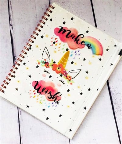Make A Wish Çanta Kapaklı Defter