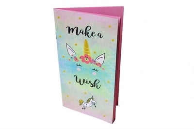 Make A Wish Pembe Yapraklı Defter