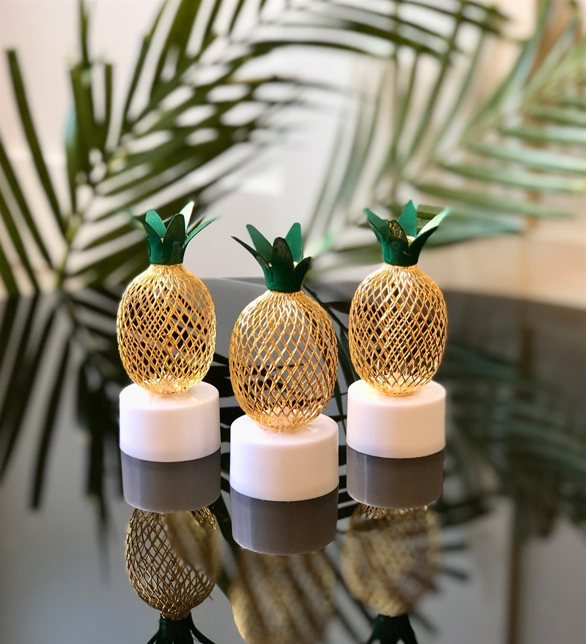 Mini Ananas Gece Lambası 3'lüGiftmodaGm-4047