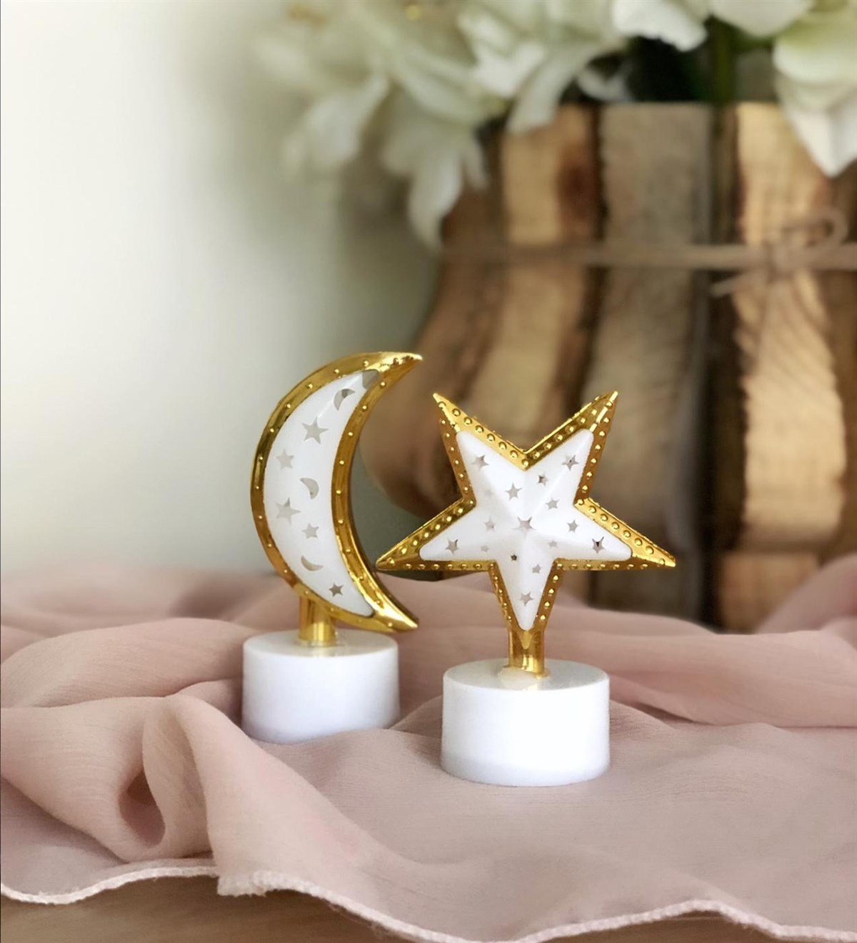Mini Ay Ve Yıldz Gece LambasıGiftmodaGm-4048-Ay-Yıldız