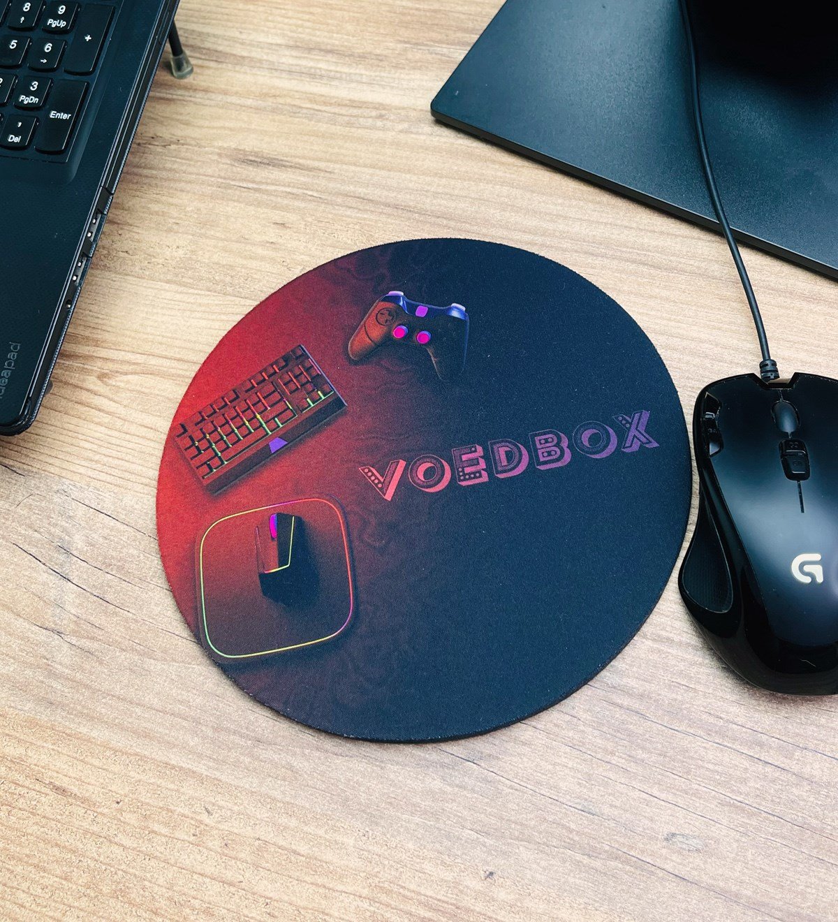 Kişiye Özel Gamer Tasarımlı Oval Mouse Pad	giftmodaGmms000013