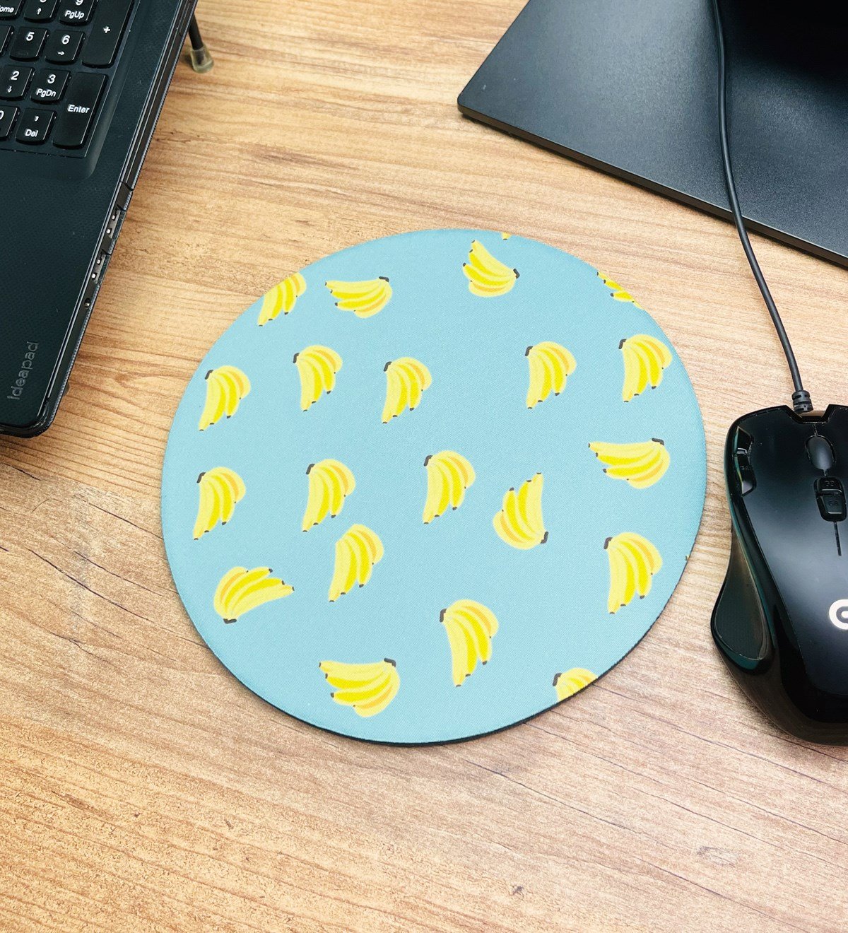 Muz Tasarımlı Oval Mouse Pad	giftmodaGmms000007