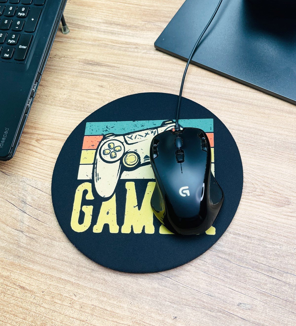 Gamer Tasarımlı Oval Mouse Pad	giftmodaGmms000005