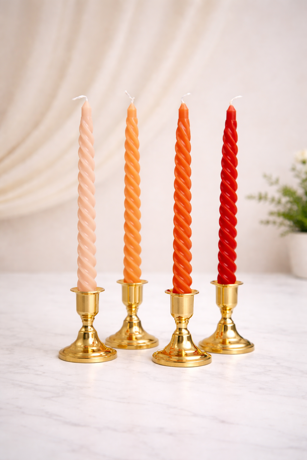 25 cm. 4 Lü Konik MumgiftmodaBM-2144