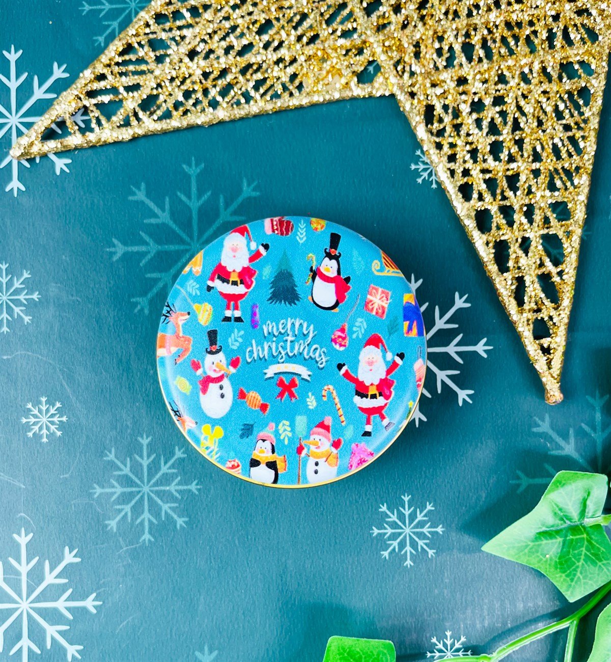 Mutlu Noeller Tasarımlı Kokulu Teneke MumgiftmodaGmmum0019