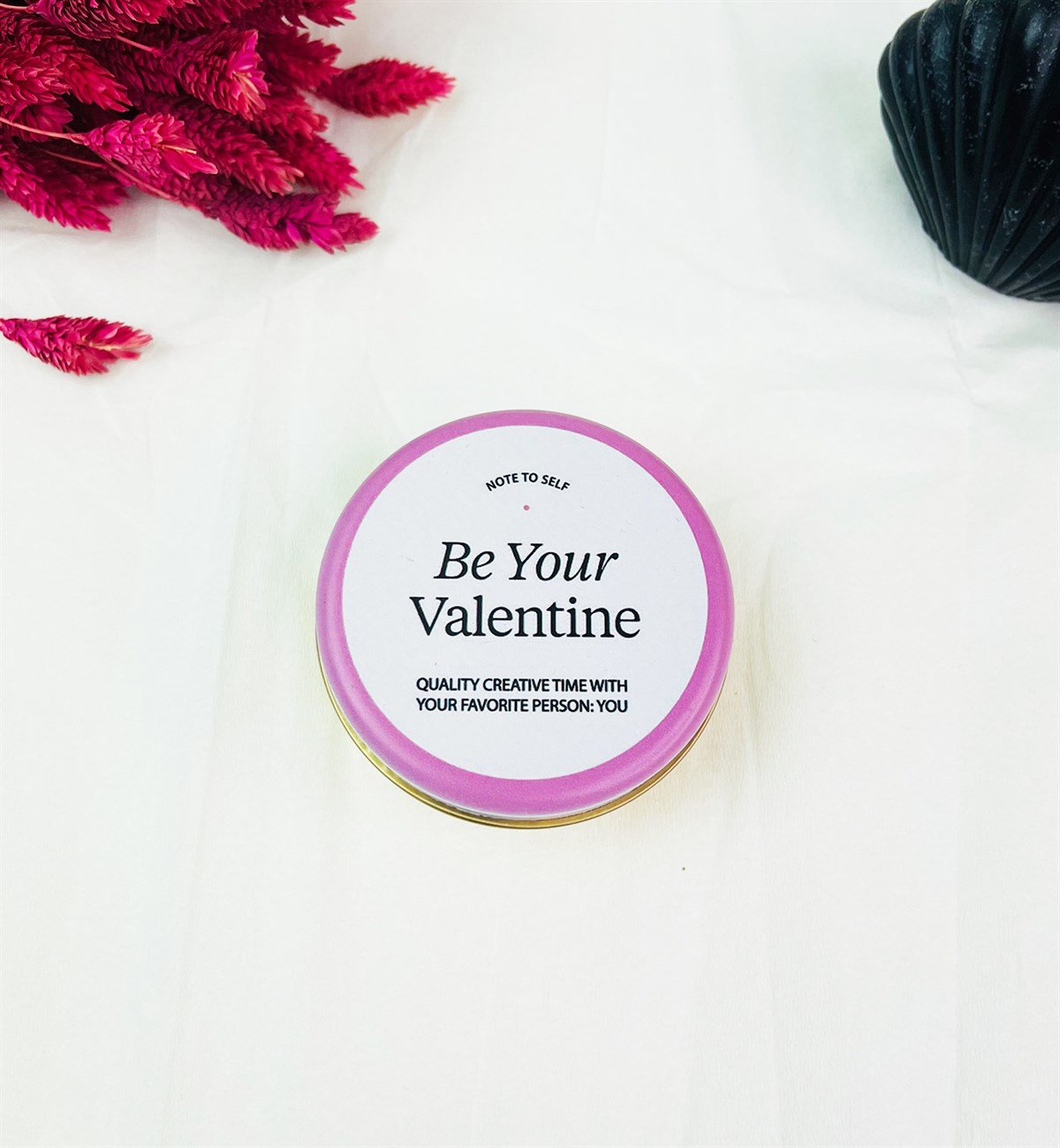 Be Your Valentine Tasarımlı Kokulu Teneke MumgiftmodaGmmum0038