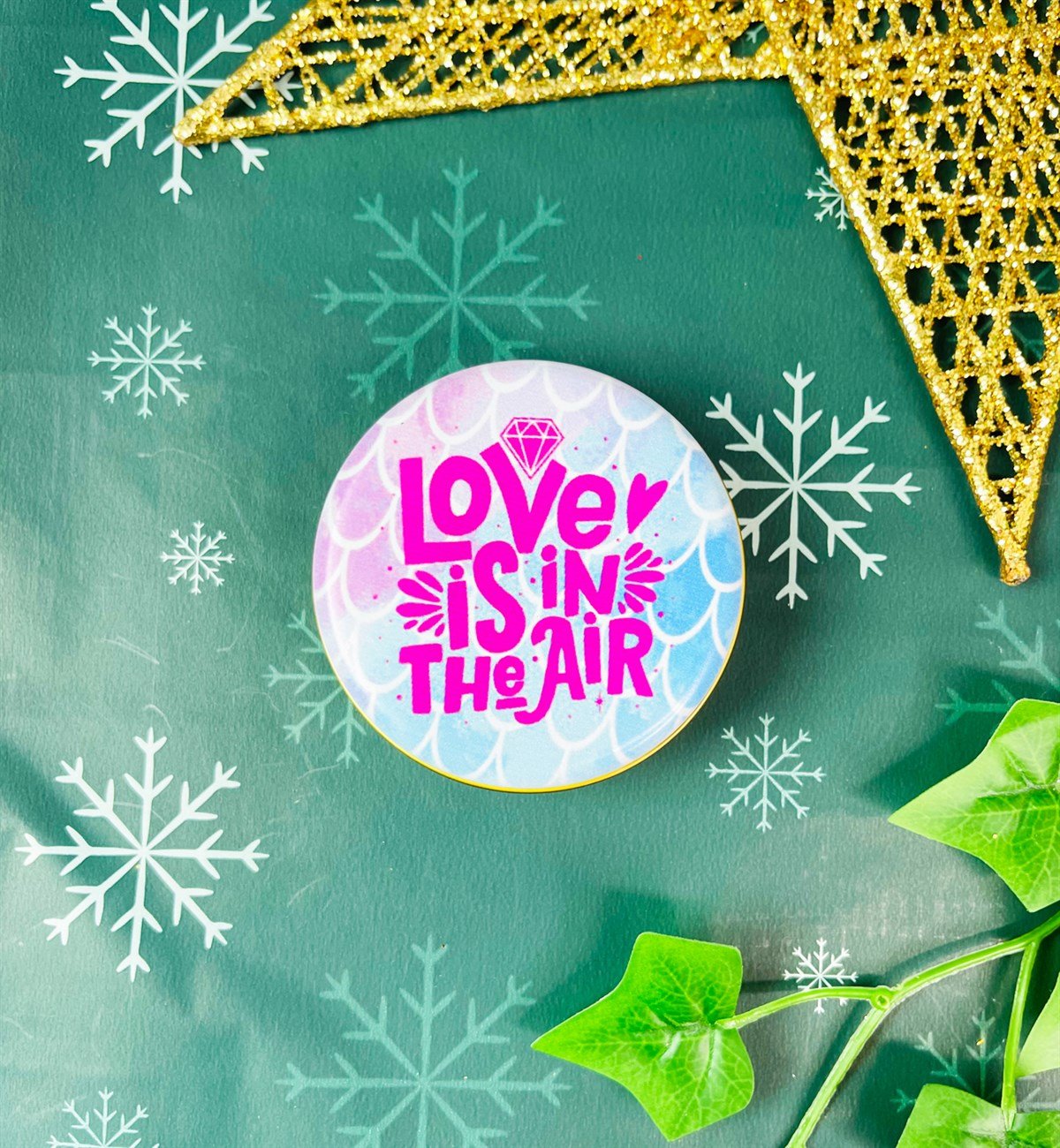 Aşk Havadadır Tasarımlı Kokulu Teneke MumgiftmodaGmmum0030