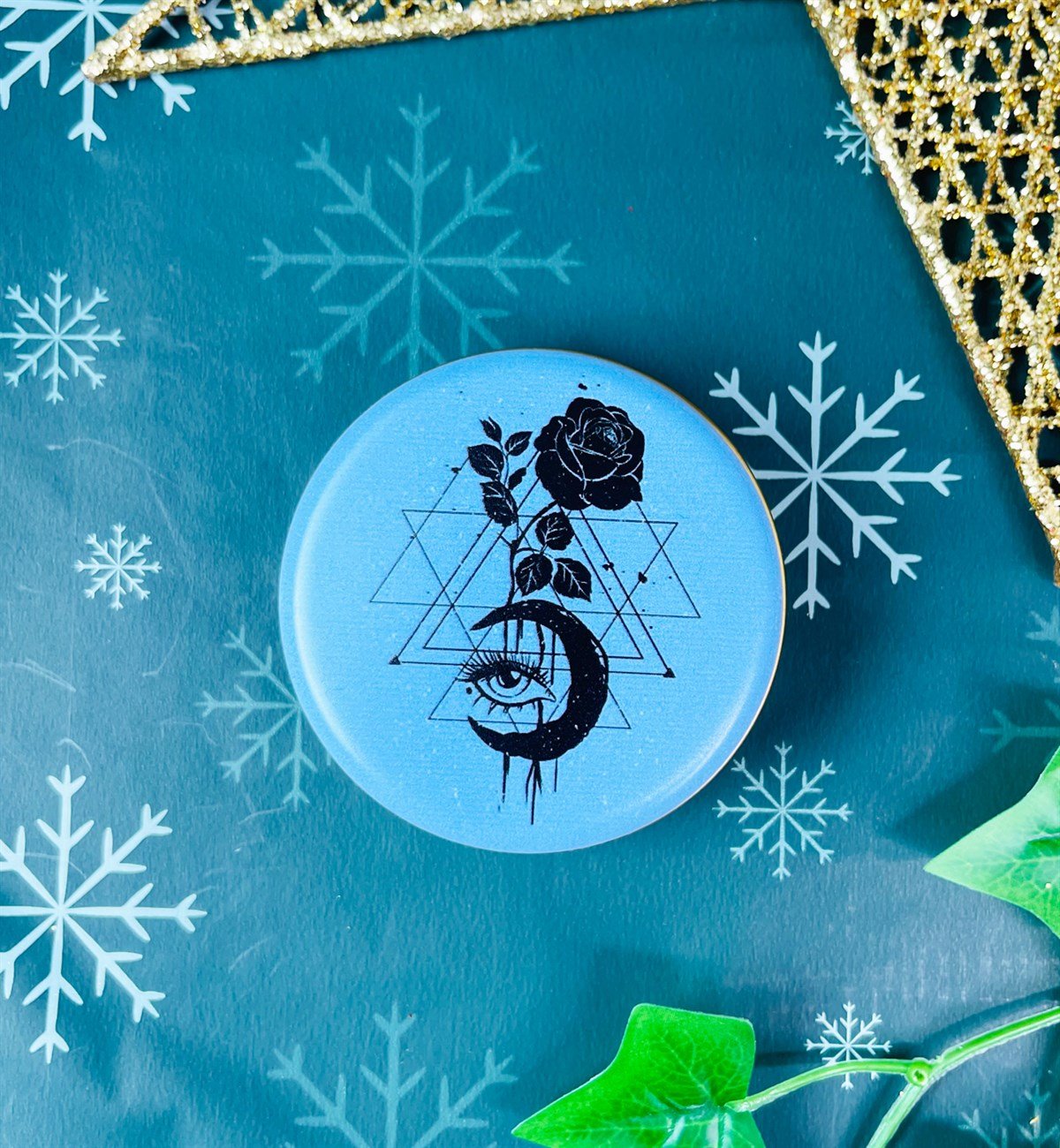 Tarot Gül Tasarımlı Kokulu Teneke MumgiftmodaGmmum0014