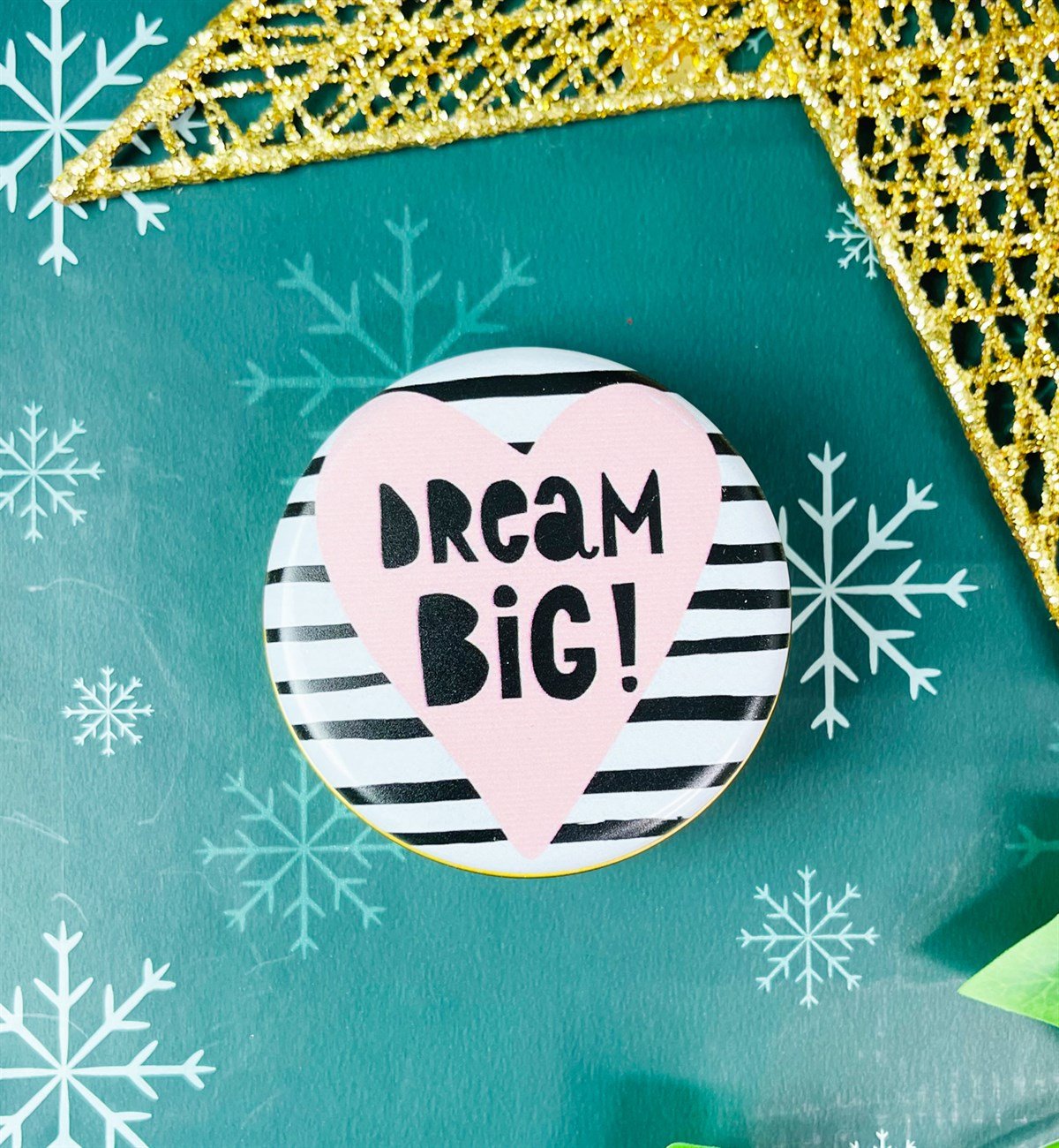 Dream Big Tasarımlı Kokulu Teneke MumgiftmodaGmmum0017