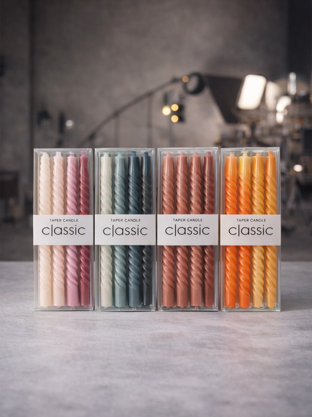 25 cm. 4 Lü Konik MumgiftmodaBM-2144