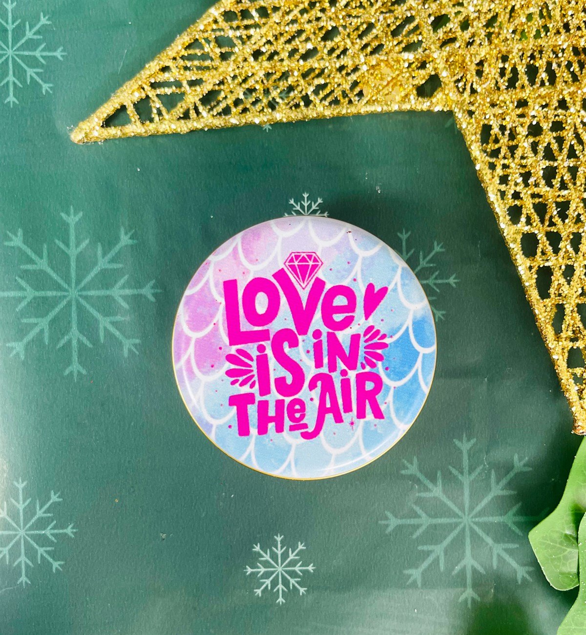 Aşk Havadadır Tasarımlı Kokulu Teneke MumgiftmodaGmmum0030