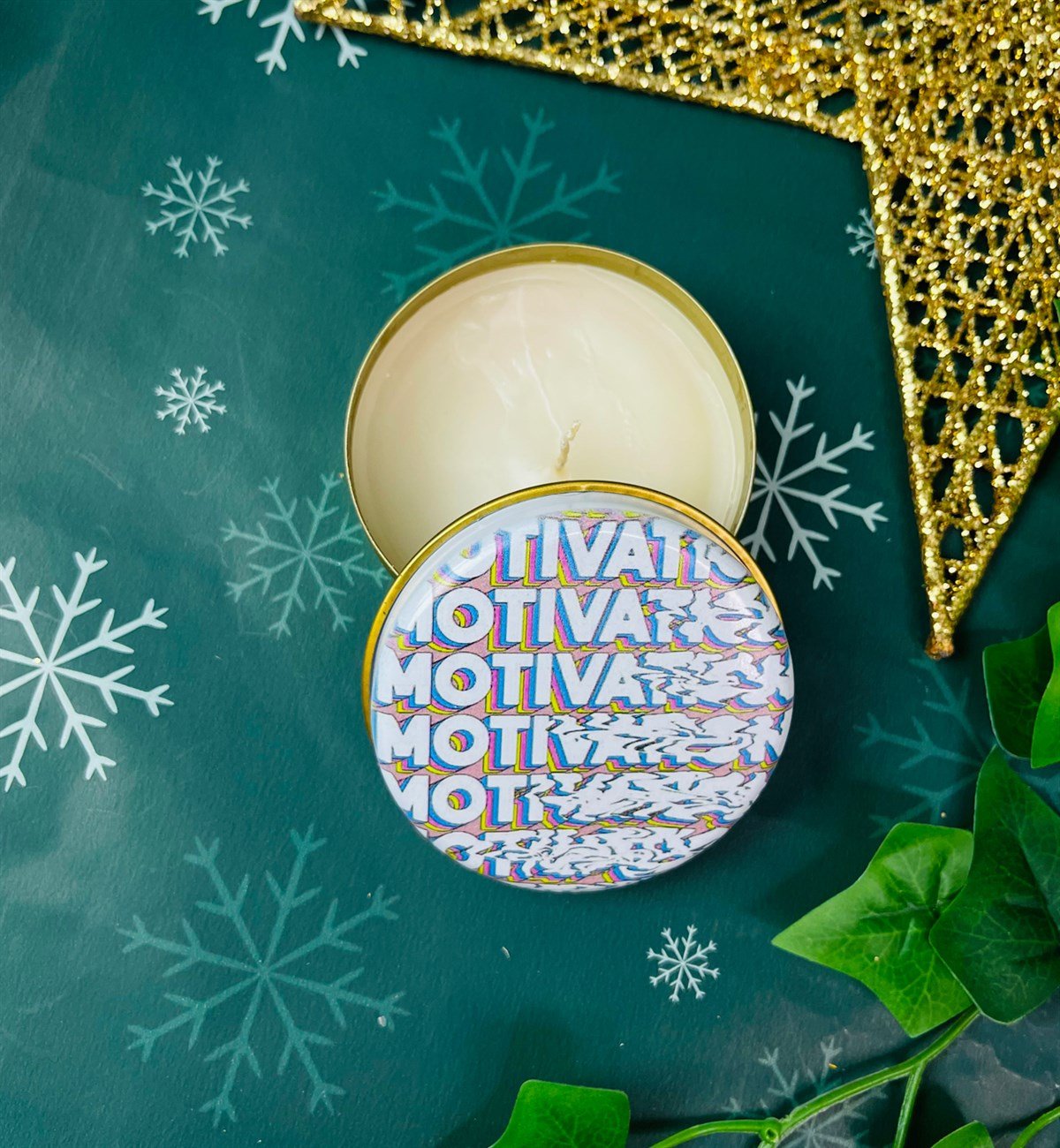 Motivation Tasarımlı Kokulu Teneke MumgiftmodaGmmum0003