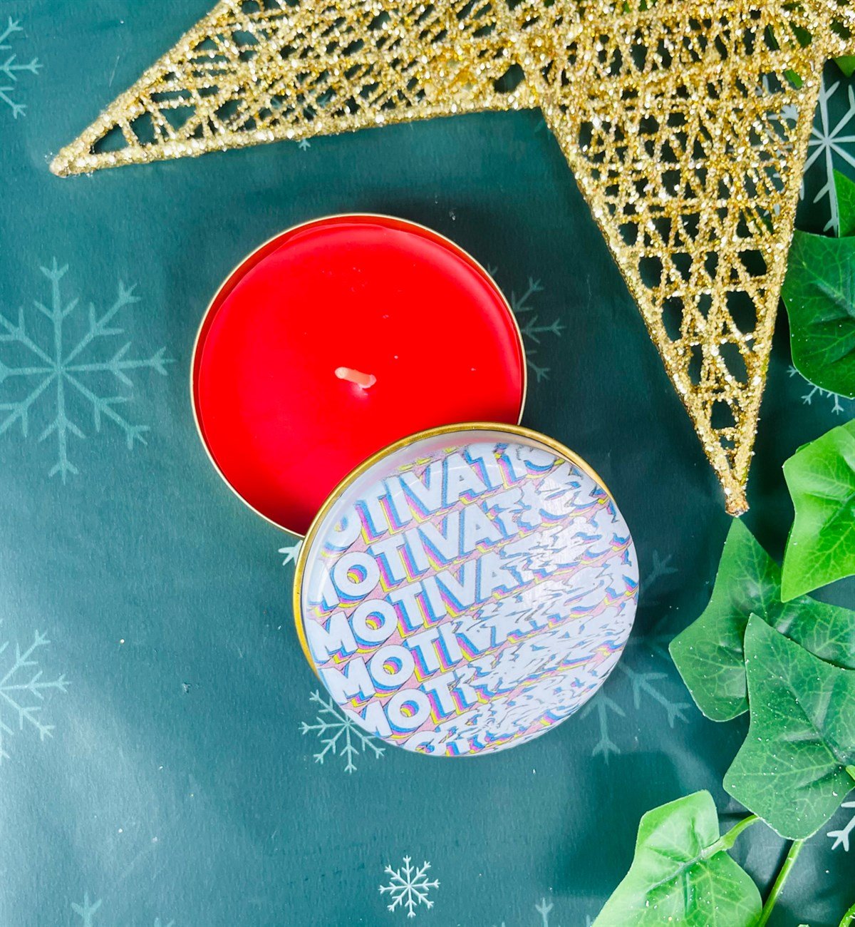 Motivation Tasarımlı Kokulu Teneke MumgiftmodaGmmum0003