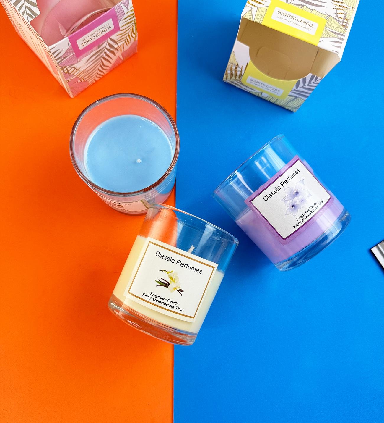 2'li Aromatik Kokulu Cam Kavanoz MumgiftmodaBM-1619