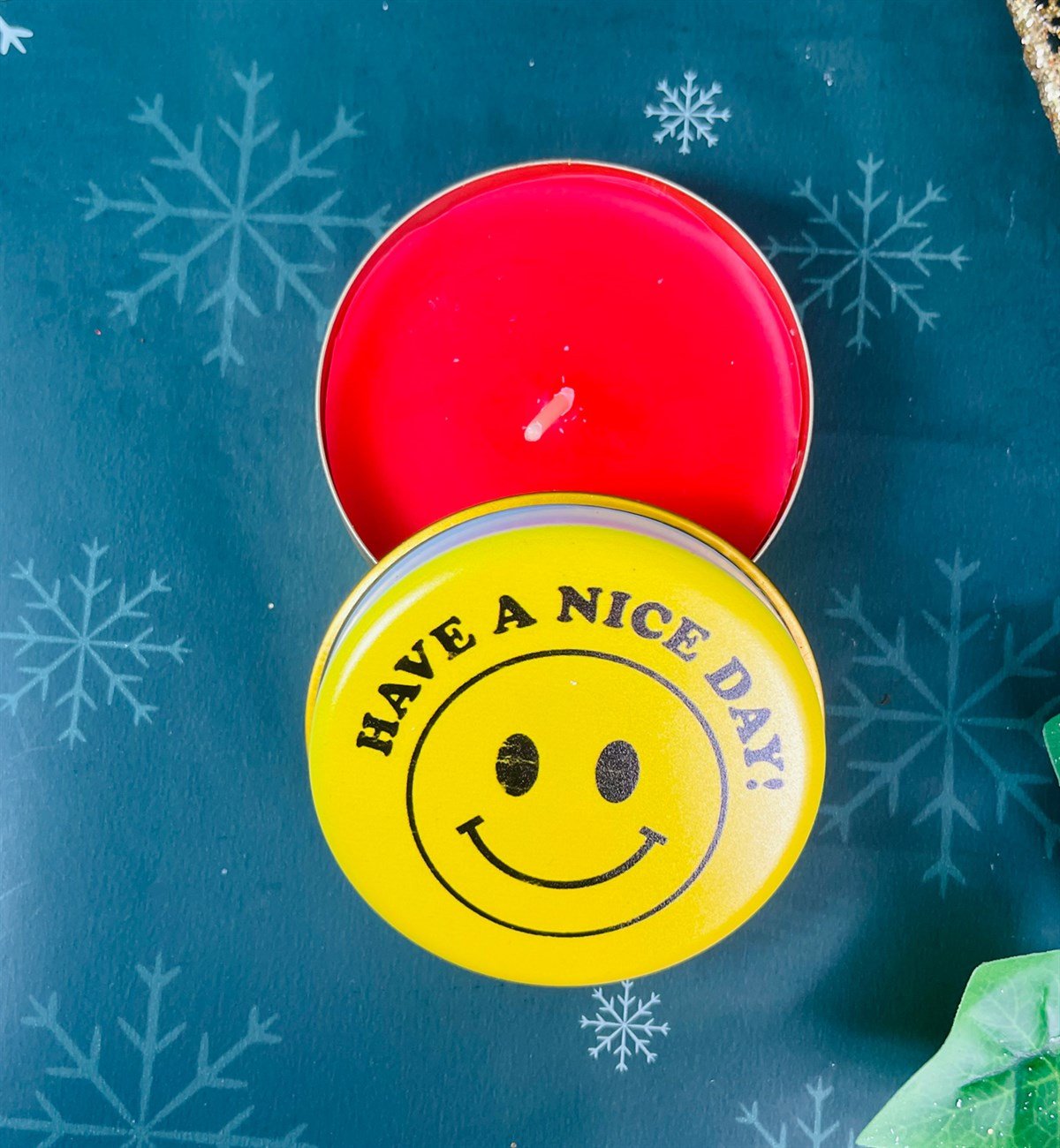 İyi Günler Dilerim Tasarımlı Kokulu Teneke MumgiftmodaGmmum0011