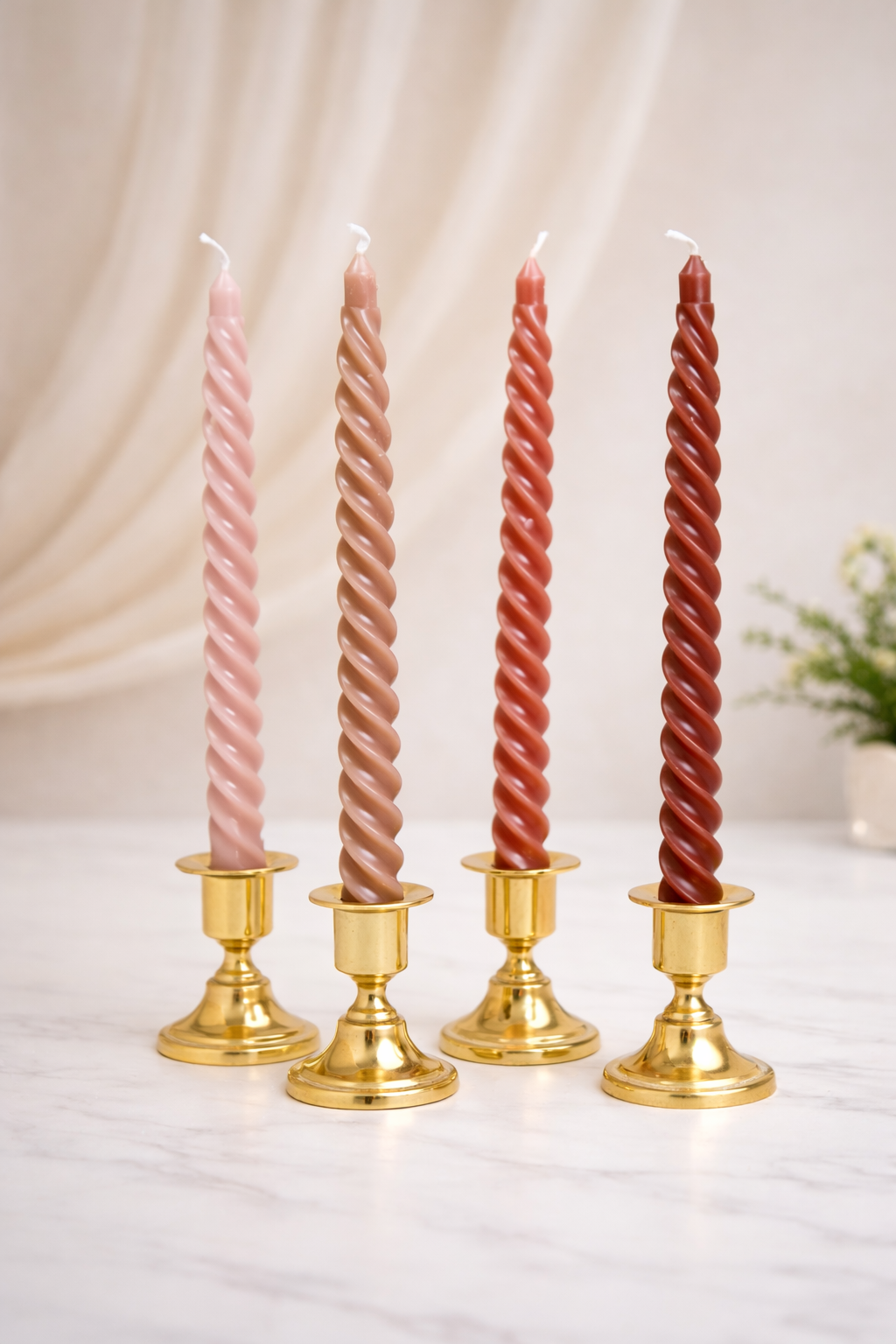 25 cm. 4 Lü Konik MumgiftmodaBM-2144