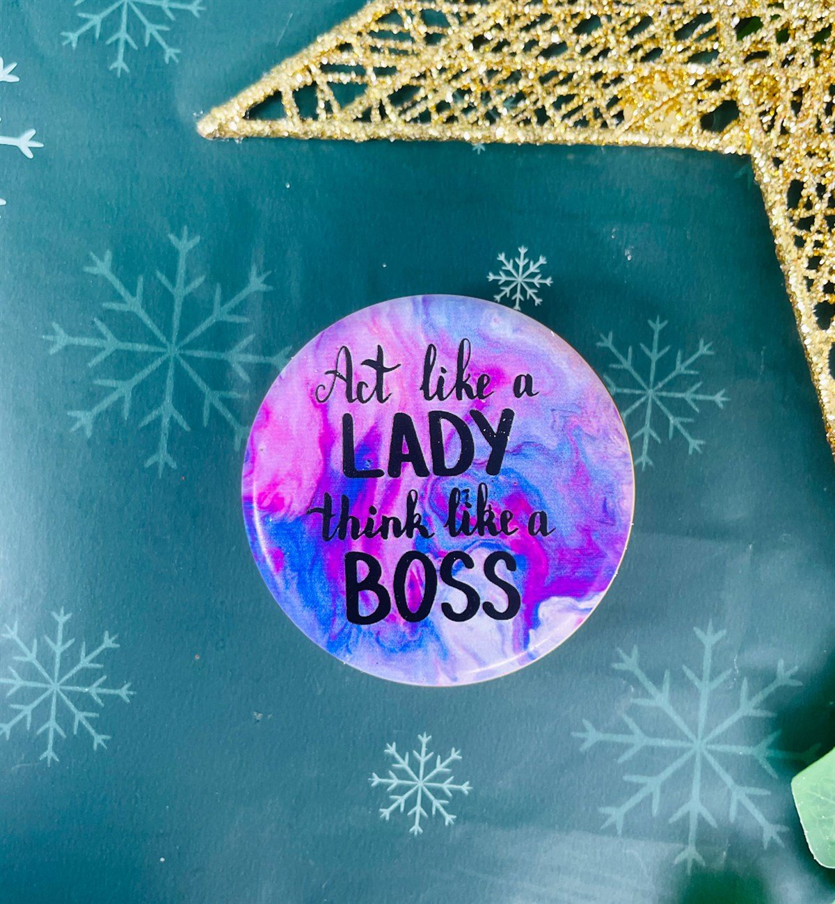 Hanım Efendi Gibi Davran Patron Gibi Düşün Tasarımlı Kokulu Teneke MumgiftmodaGmmum0012